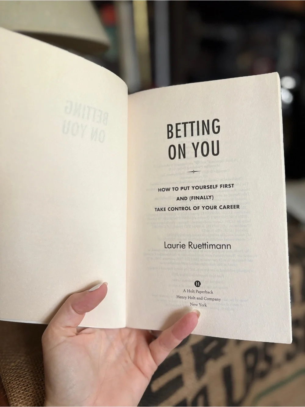Ruettimann - “Betting On You” Book
